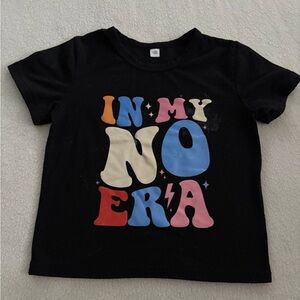 Black Graphic Kids T-Shirt